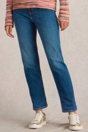 White Stuff Taylor Straight Jean Mid Denim