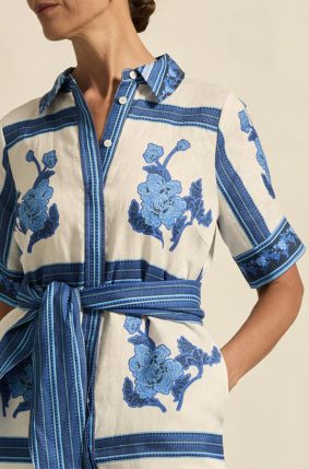 Zoe Kratzmann Roam Dress Azure Collage