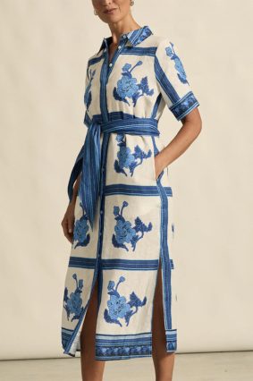 Zoe Kratzmann Roam Dress Azure Collage