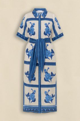 Zoe Kratzmann Roam Dress Azure Collage