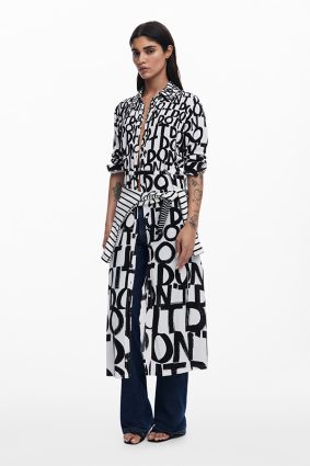 Desigual Dress Crudo Print