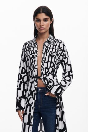 Desigual Dress Crudo Print
