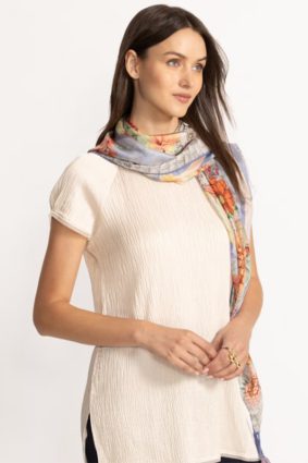 Johnny Was Silk Scarf Asteria