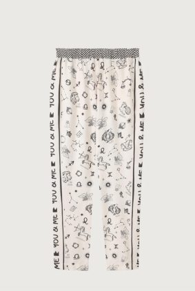 Me369 Ember Visc Lin Track Pant Zodiac