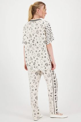Me369 Ember Visc Lin Track Pant Zodiac