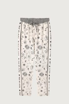 Me369 Ember Visc Lin Track Pant Zodiac