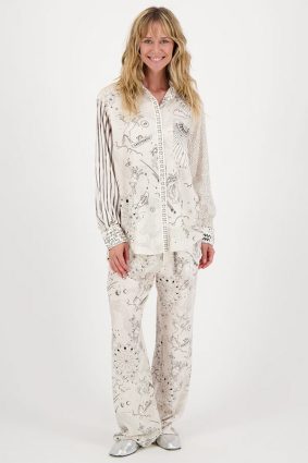 Me369 Isabel Visc Lin Shirt Zodiac