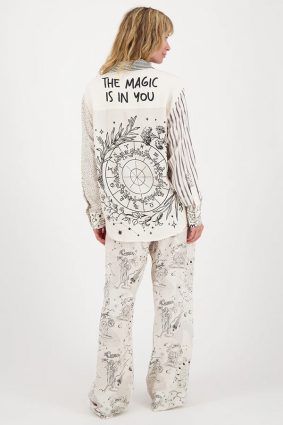 Me369 Isabel Visc Lin Shirt Zodiac