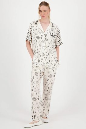 Me369 Lilian Visc Lin Knit Coll Zodiac