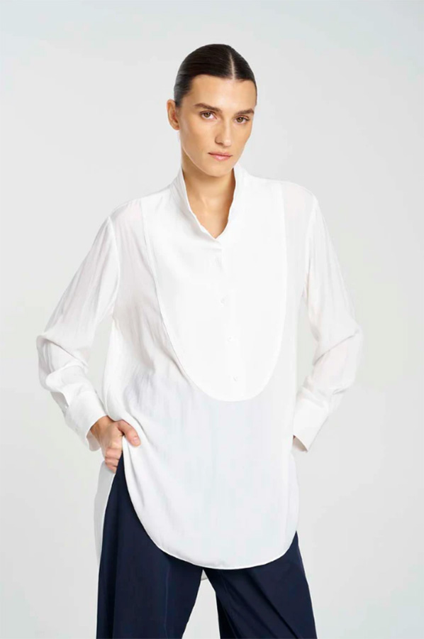 Mela Purdie Dinner Shirt White