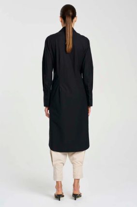 Mela Purdie Shaped Shirt Dress Black