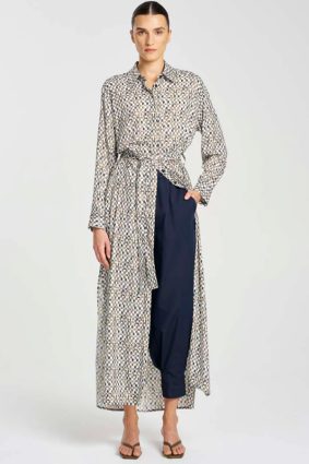 Mela Purdie Tie Shirt Dress Pendant