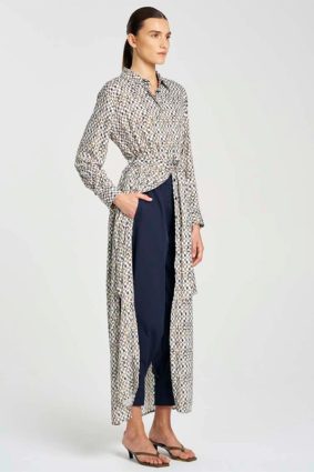 Mela Purdie Tie Shirt Dress Pendant