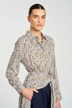 Mela Purdie Tie Shirt Dress Pendant