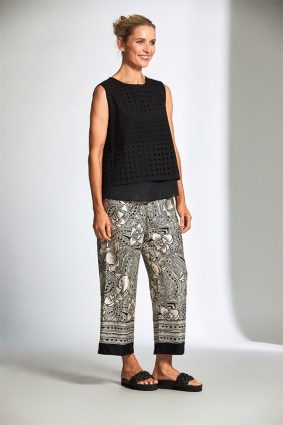 Peruzzi Broidere Top Black