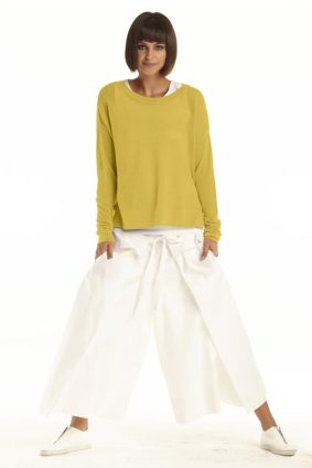 Planet Mini Seed Stitch Knit Chartreuse