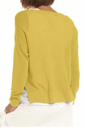 Planet Mini Seed Stitch Knit Chartreuse