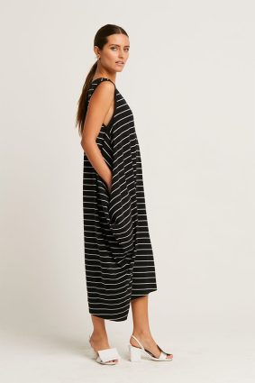 Planet Striped Waterfall Dress Original