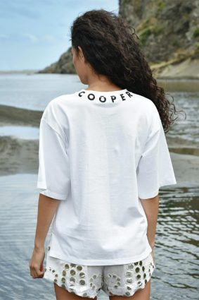 Cooper Fine Print T-Shirt White