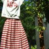 Cooper Forward Motion Skirt RedNatural Stripe