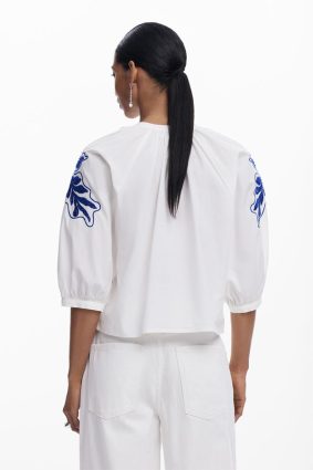Desigual Blouse Blanco White