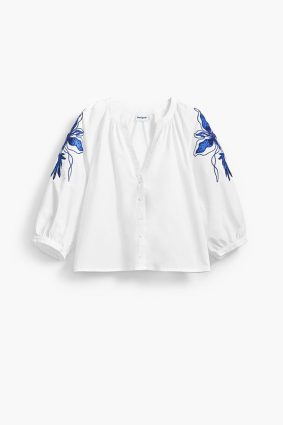 Desigual Blouse Blanco White