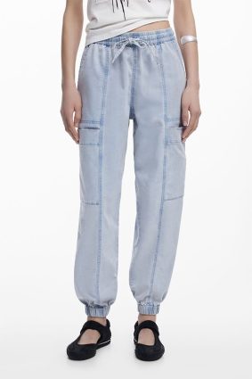 Desigual Denim Trousers Denim Light Wash