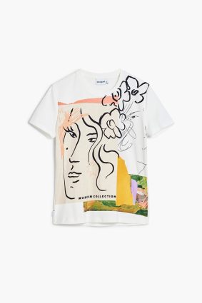 Desigual T-Shirt Top Blanco