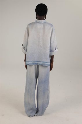 Elemente Clemente Blouse Tege Bleach Denim