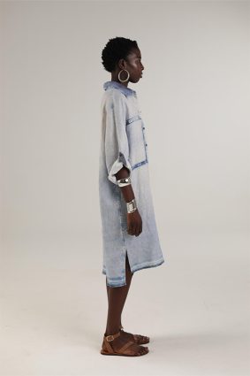 Elemente Clemente Dress Sannar Bleach Denim