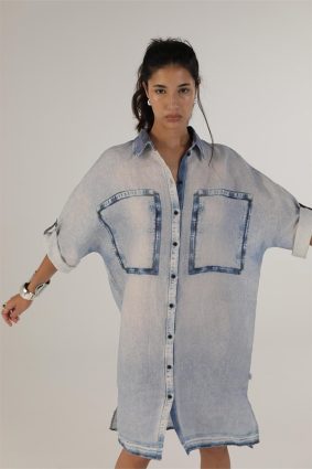 Elemente Clemente Dress Sannar Bleach Denim
