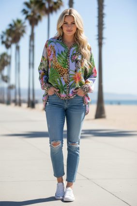 Johnny Was The Audrey Oversized Blouse Bellina