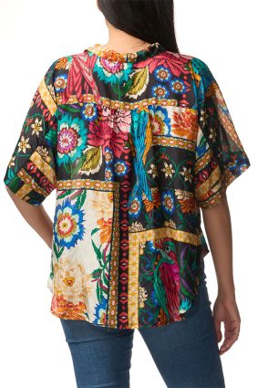 Johnny Was The Audrey Short Sleeve Shirt Eirene