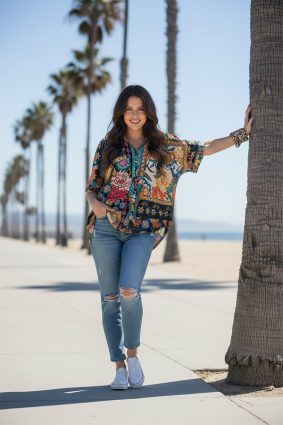 Johnny Was The Audrey Short Sleeve Shirt Eirene