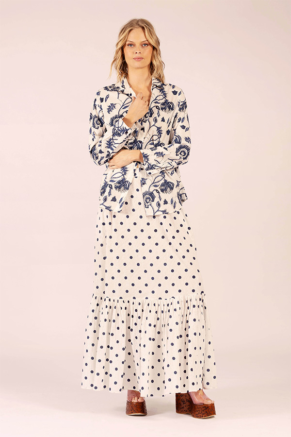 Lola Montana LX Shirt Capri-Navy