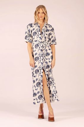 Lola Stevie Long Dress Capri-Navy