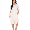 Made In Italy Women's Woven Dress Coconut