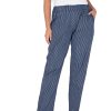 Made In Italy Women's Woven Pants Navy Sailor