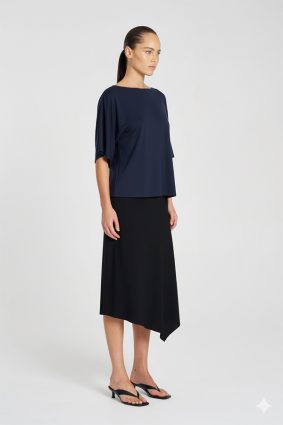 Mela Purdie Picasso Top French Navy