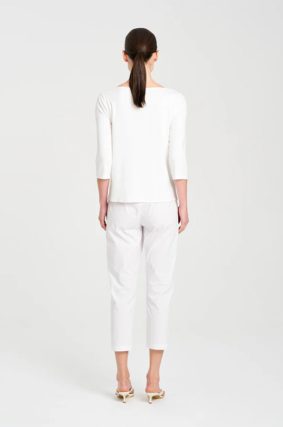 Mela Purdie Relaxed Boat Neck White