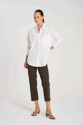 Mela Purdie Relaxed Pocket Shirt White