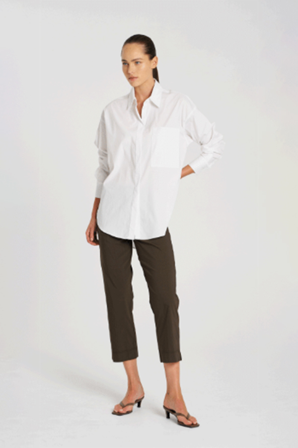 Mela Purdie Relaxed Pocket Shirt White