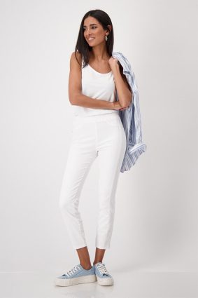 Monari Jeggings Pants Cream