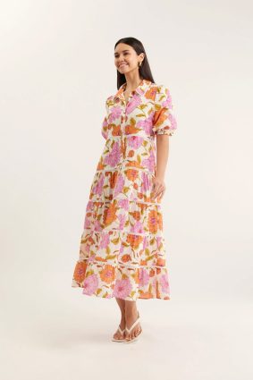 Alessandra Marlow Calypso Dress Pink