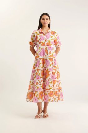Alessandra Marlow Calypso Dress Pink