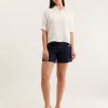 Alessandra Ruby Linen Shirt White