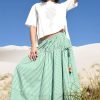 Cooper Round Trip Skirt Green Stripe