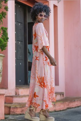 Curate Feeling Fire Dress Pink Shells