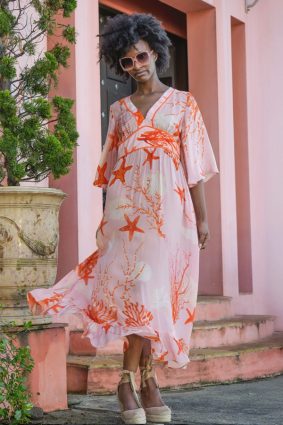 Curate Feeling Fire Dress Pink Shells