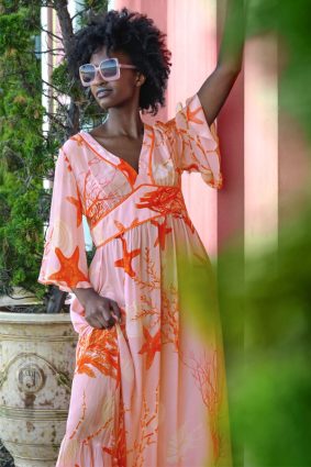 Curate Feeling Fire Dress Pink Shells